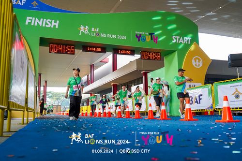 Race photo from BAF LIONS RUN 2024