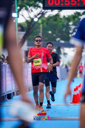 Race photo from CISANGKAN KBP CITY RUN 2025