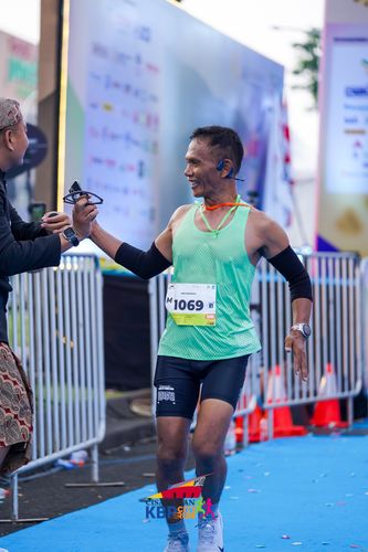 Race photo from CISANGKAN KBP CITY RUN 2025