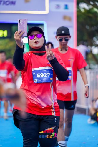 Race photo from CISANGKAN KBP CITY RUN 2025