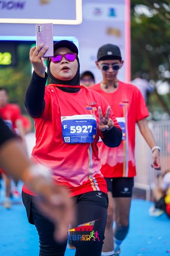 Race photo from CISANGKAN KBP CITY RUN 2025