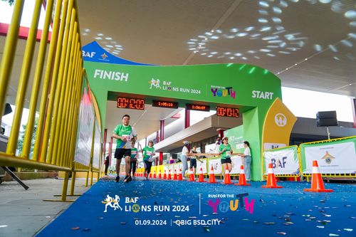 Race photo from BAF LIONS RUN 2024