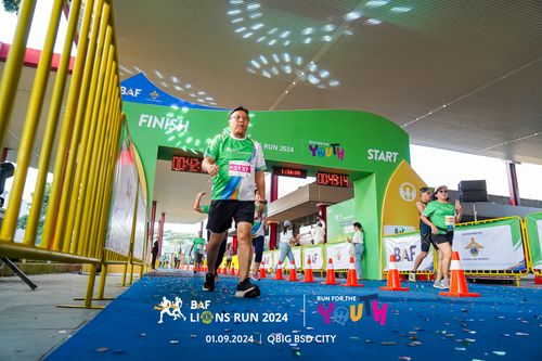 Race photo from BAF LIONS RUN 2024