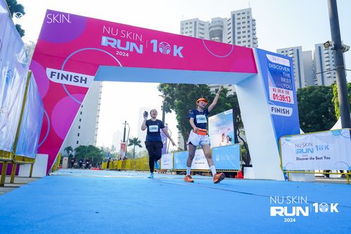 Race photo from Nu Skin Run 10K