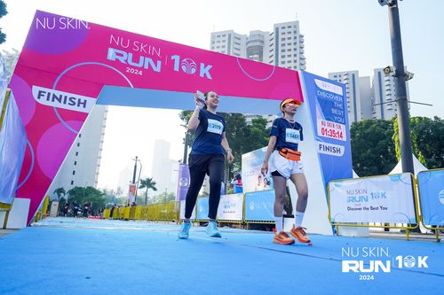 Race photo from Nu Skin Run 10K
