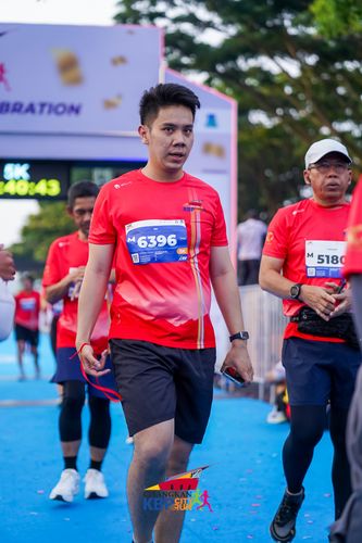 Race photo from CISANGKAN KBP CITY RUN 2025