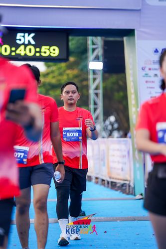 Race photo from CISANGKAN KBP CITY RUN 2025