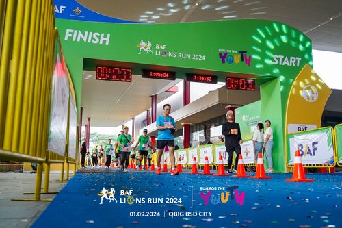 Race photo from BAF LIONS RUN 2024