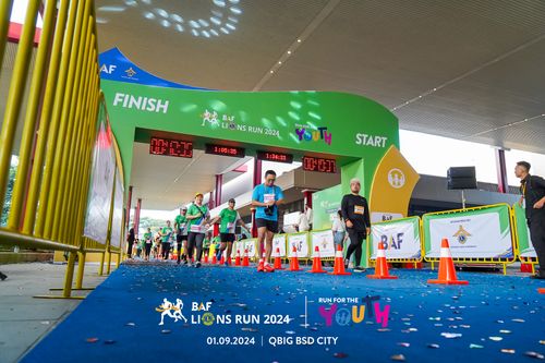 Race photo from BAF LIONS RUN 2024