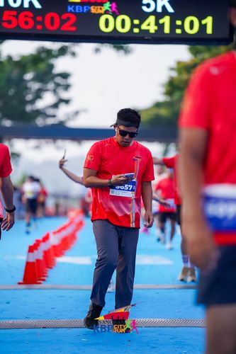 Race photo from CISANGKAN KBP CITY RUN 2025