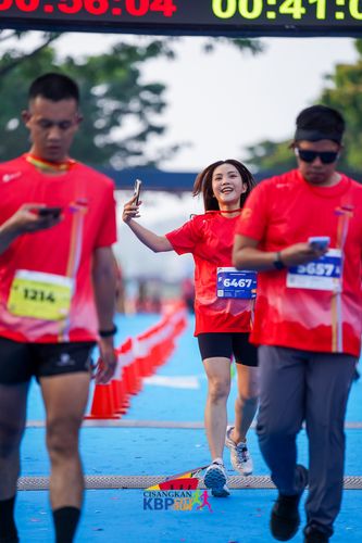 Race photo from CISANGKAN KBP CITY RUN 2025