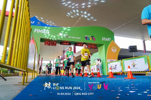 Race photo from BAF LIONS RUN 2024