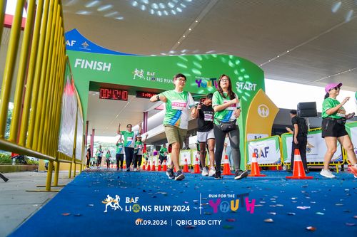 Race photo from BAF LIONS RUN 2024