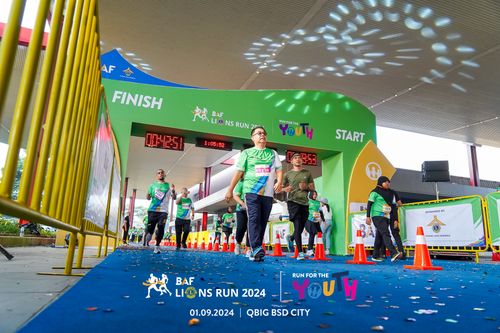 Race photo from BAF LIONS RUN 2024