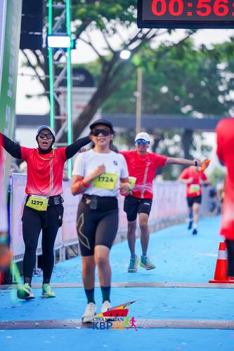 Race photo from CISANGKAN KBP CITY RUN 2025