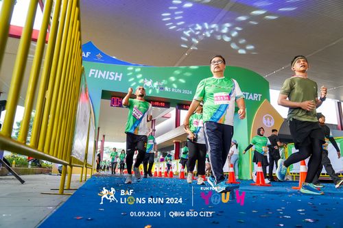 Race photo from BAF LIONS RUN 2024