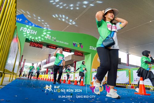 Race photo from BAF LIONS RUN 2024