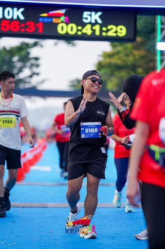 Race photo from CISANGKAN KBP CITY RUN 2025