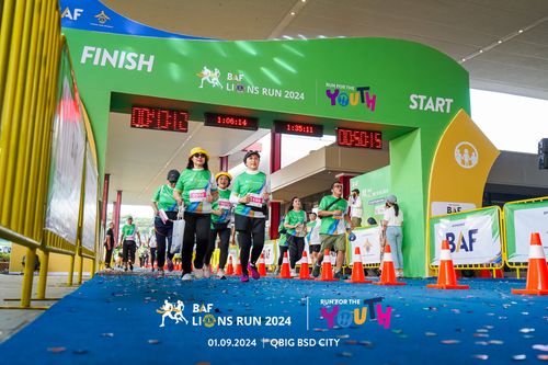 Race photo from BAF LIONS RUN 2024