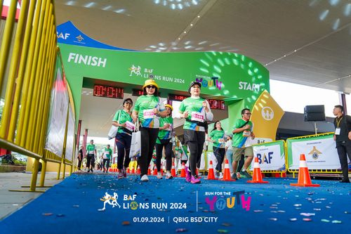 Race photo from BAF LIONS RUN 2024
