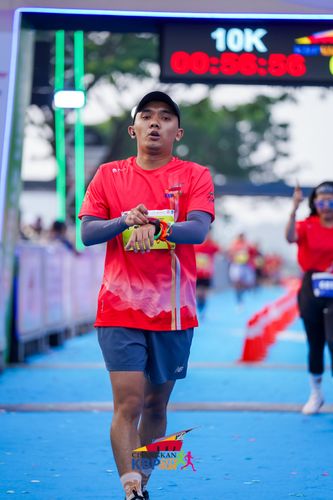 Race photo from CISANGKAN KBP CITY RUN 2025