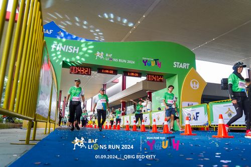 Race photo from BAF LIONS RUN 2024