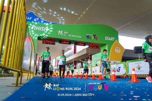 Race photo from BAF LIONS RUN 2024