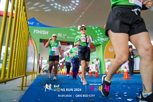 Race photo from BAF LIONS RUN 2024
