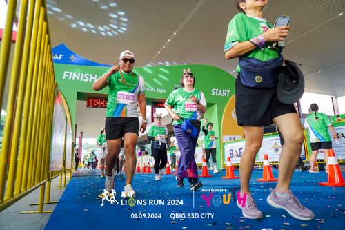 Race photo from BAF LIONS RUN 2024