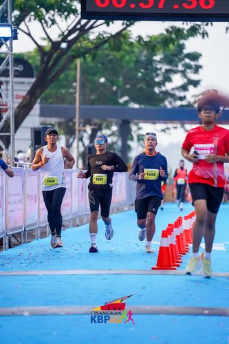 Race photo from CISANGKAN KBP CITY RUN 2025