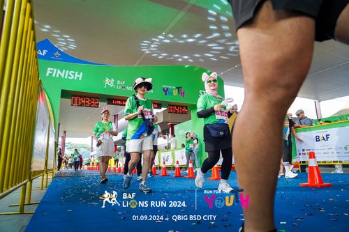 Race photo from BAF LIONS RUN 2024