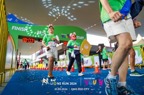 Race photo from BAF LIONS RUN 2024