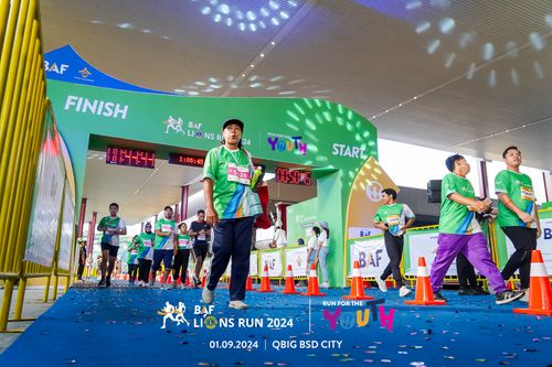 Race photo from BAF LIONS RUN 2024