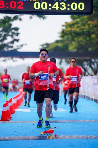 Race photo from CISANGKAN KBP CITY RUN 2025