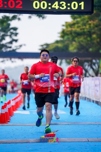 Race photo from CISANGKAN KBP CITY RUN 2025