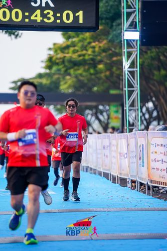 Race photo from CISANGKAN KBP CITY RUN 2025