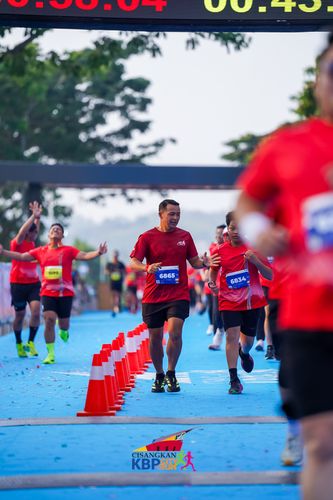 Race photo from CISANGKAN KBP CITY RUN 2025