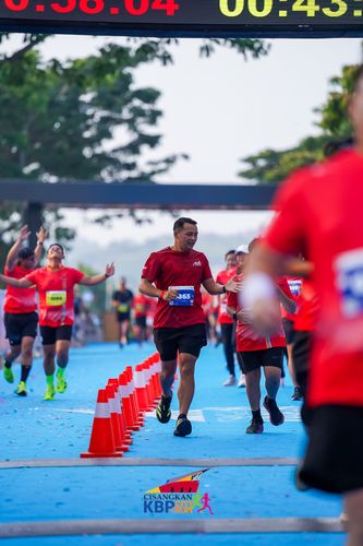 Race photo from CISANGKAN KBP CITY RUN 2025