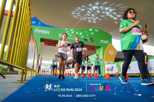Race photo from BAF LIONS RUN 2024