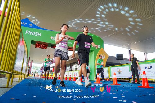 Race photo from BAF LIONS RUN 2024