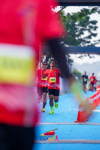 Race photo from CISANGKAN KBP CITY RUN 2025
