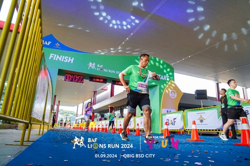 Race photo from BAF LIONS RUN 2024