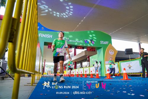 Race photo from BAF LIONS RUN 2024