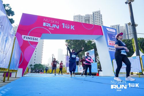 Race photo from Nu Skin Run 10K