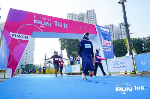 Race photo from Nu Skin Run 10K