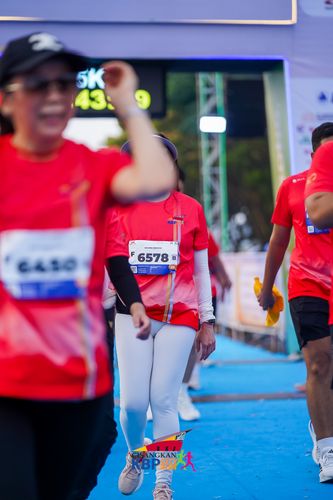 Race photo from CISANGKAN KBP CITY RUN 2025