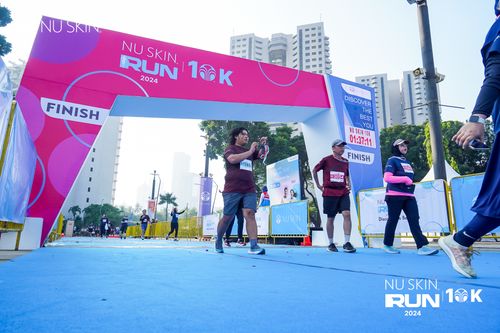 Race photo from Nu Skin Run 10K