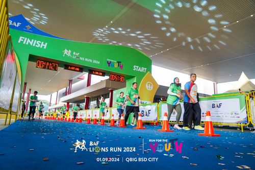Race photo from BAF LIONS RUN 2024