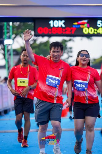 Race photo from CISANGKAN KBP CITY RUN 2025