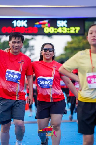 Race photo from CISANGKAN KBP CITY RUN 2025